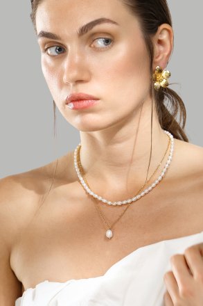 Ohrringe Flora Shine – 18k Vergoldet