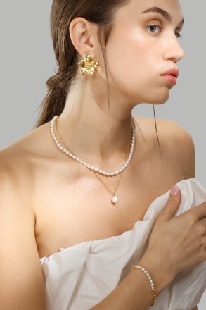 Ohrringe Flora Shine – 18k Vergoldet