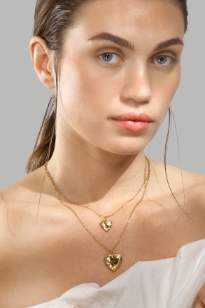 Halskette Golden Heart Mini - 18k Vergoldet