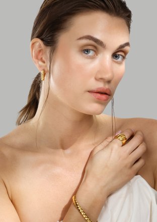 Armband Twist Glow- 18k Vergoldet