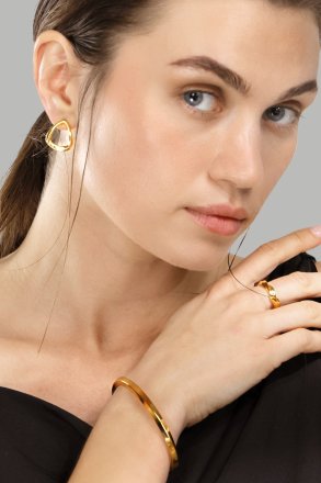 Ring Flow - 18k Vergoldet