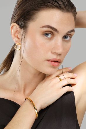 Ring Flow - 18k Vergoldet
