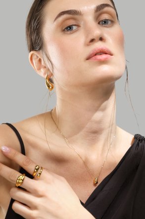 Ring Wave Bold - 18k Vergoldet