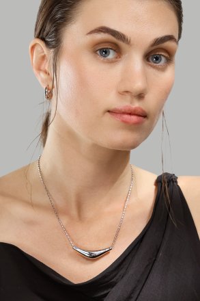 Ohrringe Bold mini – Versilbert