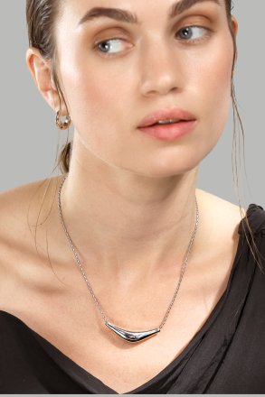 Ohrringe Bold mini – Versilbert