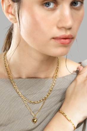 Halskette Figaro Chain - 18k Vergoldet