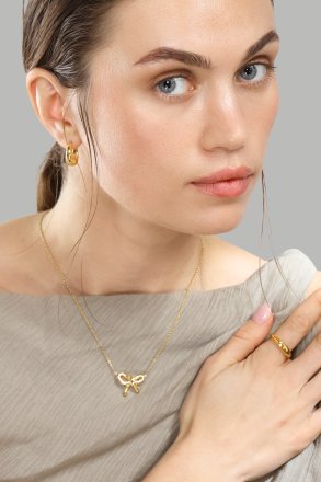 Halskette Golden Bow - 18k Vergoldet
