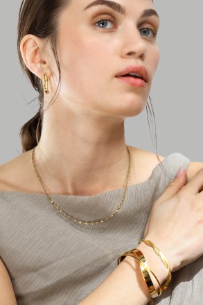 Armband Twist Cuff - 18k Vergoldet