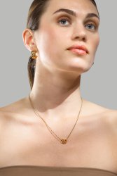 Halskette Circle of Love - 18k Vergoldet