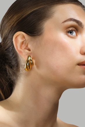 Ohrringe Gilded Drop – 18k Vergoldet