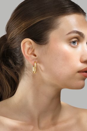Ohrring Golden Flow - 18k Vergoldet
