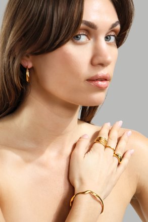 Ondina Ring - 18k Vergoldet