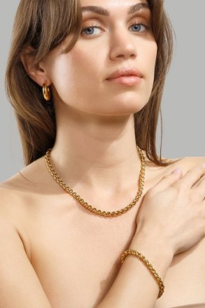 Halskette Royal Twist - 18k Vergoldet