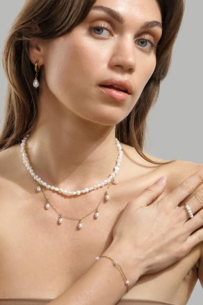 Bridal Halskette – 18k Vergoldet