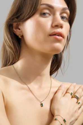 Ring Emeraldis - 18k Vergoldet