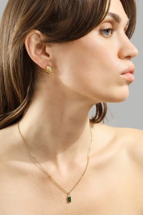 Halskette Emeraldis - 18k Vergoldet