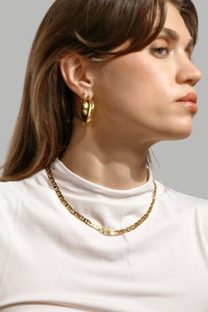 Ohrring Luna Bold Hoops - 18k Vergoldet