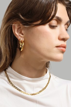 Ohrring Luna Bold Hoops - 18k Vergoldet
