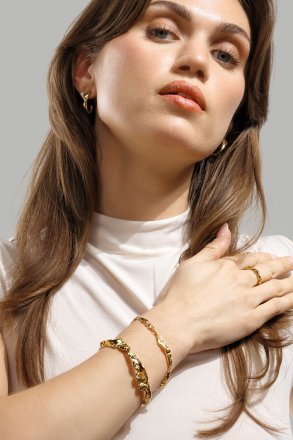 Armband Current - 18k Vergoldet