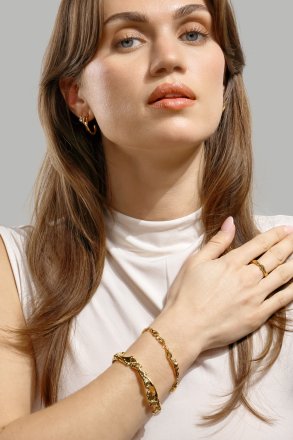 Ondula Ring - 18k Vergoldet