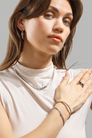 Armband Pulse – Versilbert