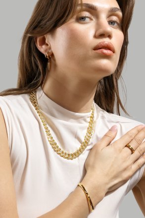Halskette Royal Frost - 18k Vergoldet