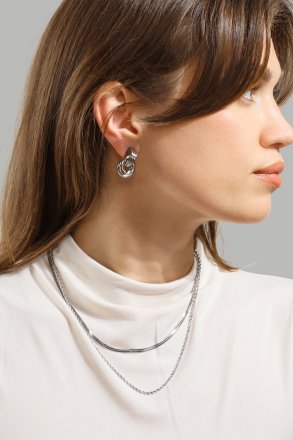 Armband Twist – Versilbert