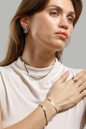 Armband Sleek Chain- Versilbert