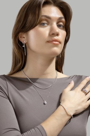 Armband Dainty Sparkle - Versilbert