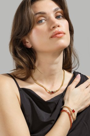 Armband Brillara - 18k Vergoldet