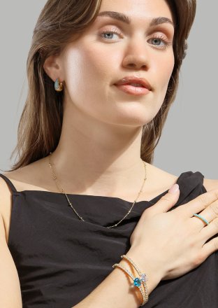 Armband Lunara Charm - 18k Vergoldet