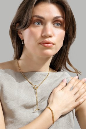 Halskette Locka – 18k vergolde