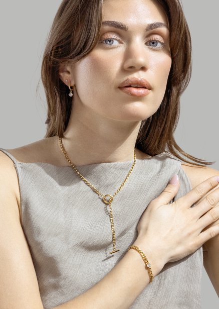 Ohrring Celeste Drops - 18k Vergoldet