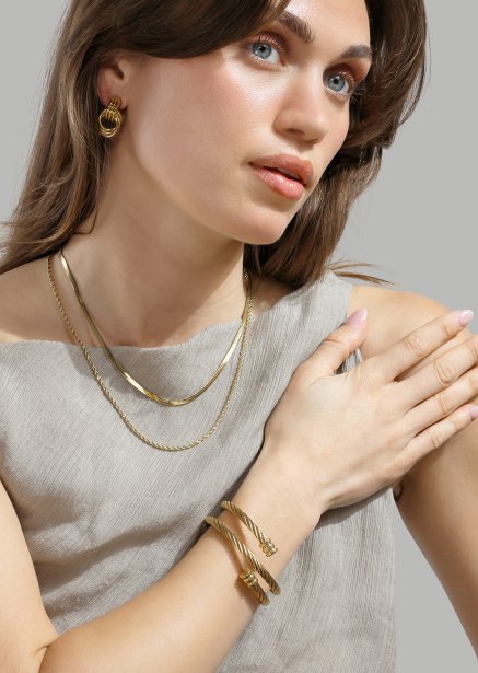 Verona Halskette – 18k Vergoldet