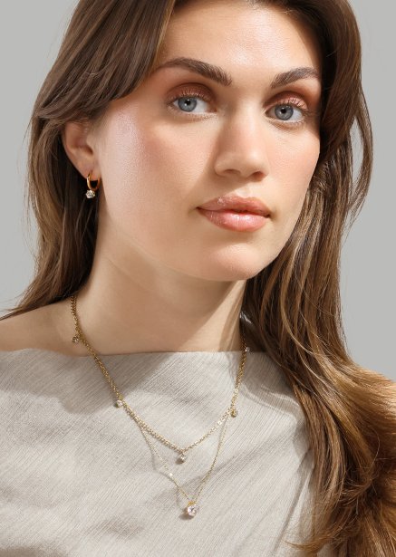 Radiance Drop Ohrringe – 18k Vergoldet