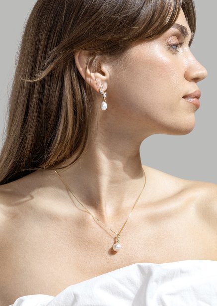 Halskette Isla Pearl - 18k Vergoldet