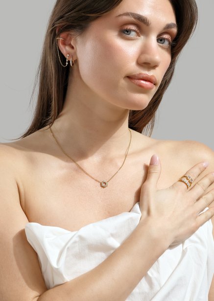 Ring Duo Cut - 18k Vergoldet