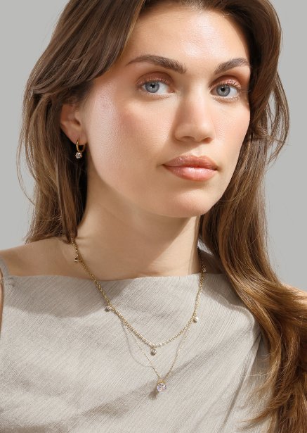 Radiance Drop Ohrringe – 18k Vergoldet