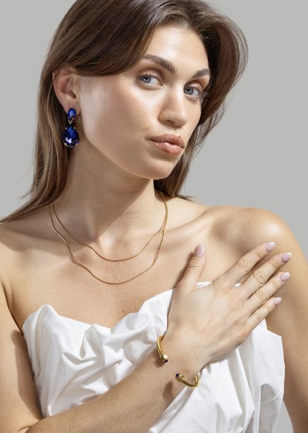 Armband Aumaura Blue - 18k Vergoldet