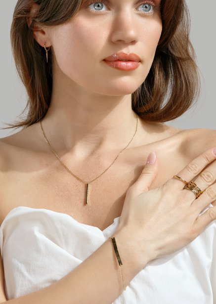 Armband Lineara - 18k Vergoldet