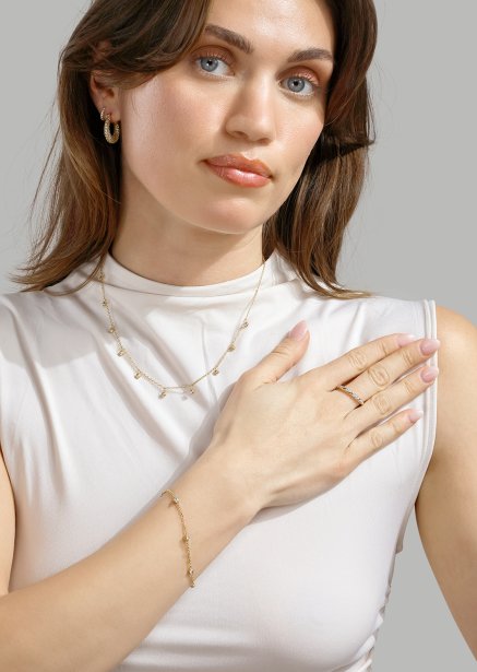Armband Dainty Sparkle - 18k Vergoldet