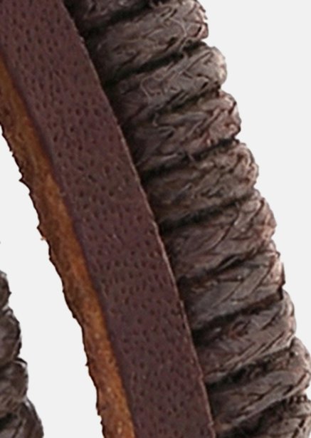 Lederarmband Echelon Weave
