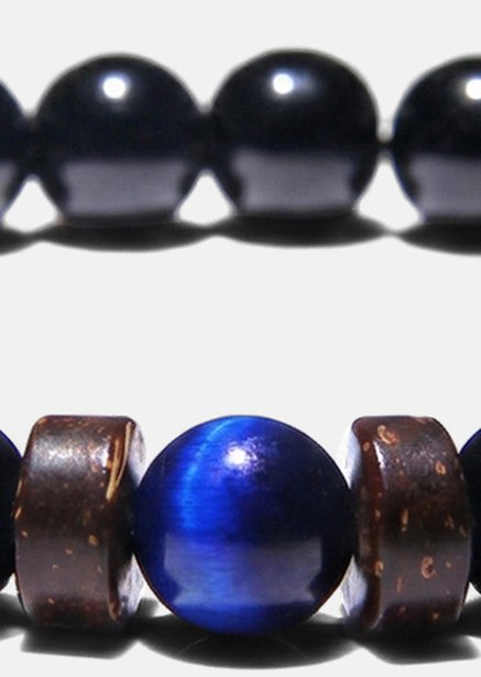 Perlenarmband Obsidian Axis