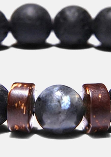 Perlenarmband Midnight Pulse