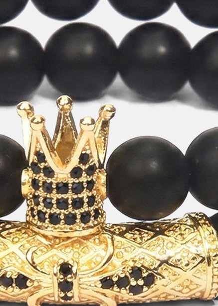 Perlenarmband Regal Crown