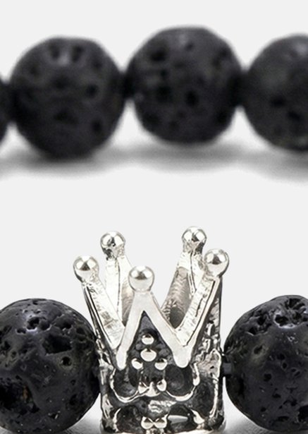 Perlenarmband Lava Crown