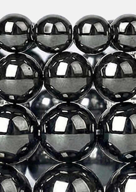 Perlenarmband Obsidian Flow