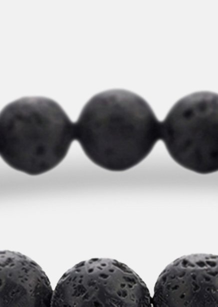 Perlenarmband Obsidian Thread