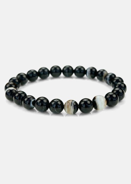 Perlenarmband Obsidian Stride