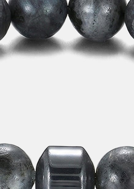 Perlenarmband Obsidian Charm